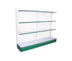 Single side supermarket shelf