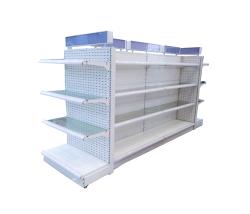 Double Sided Supermarket Rack